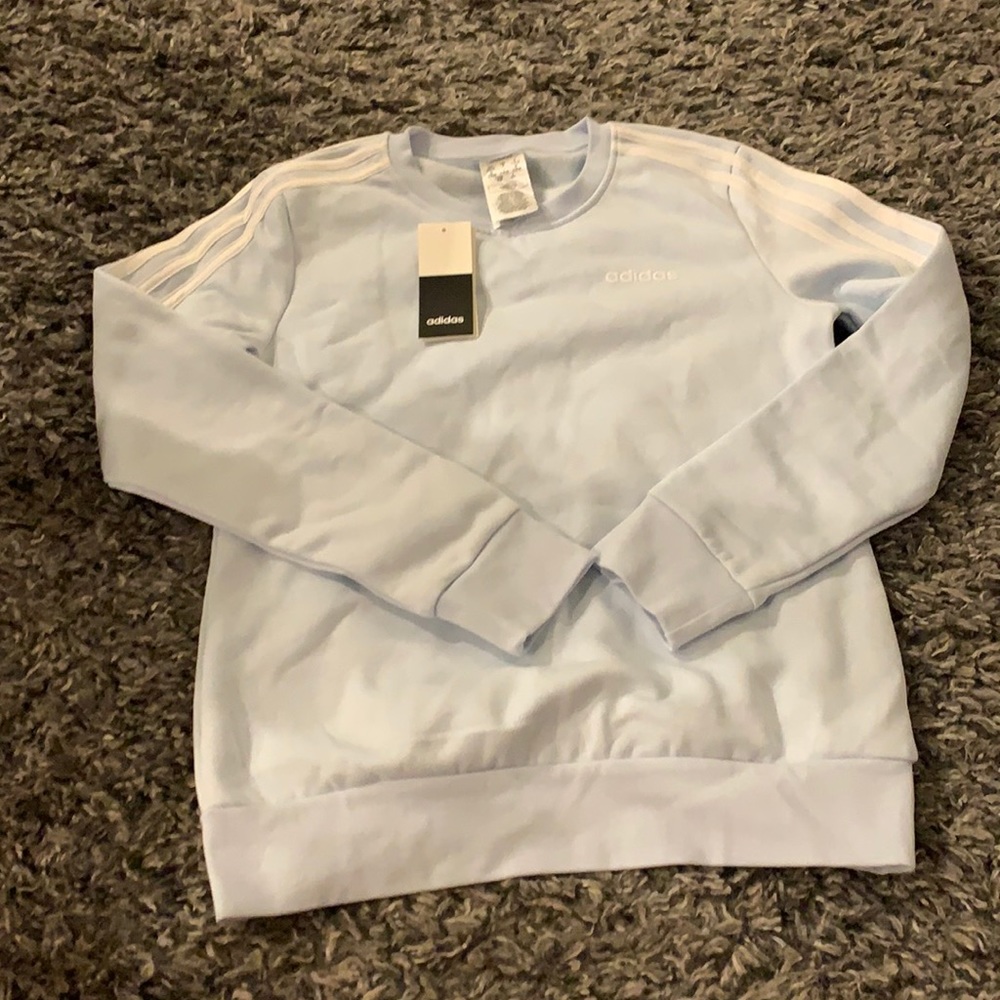 NWT Light blue adidas sweatshirt
